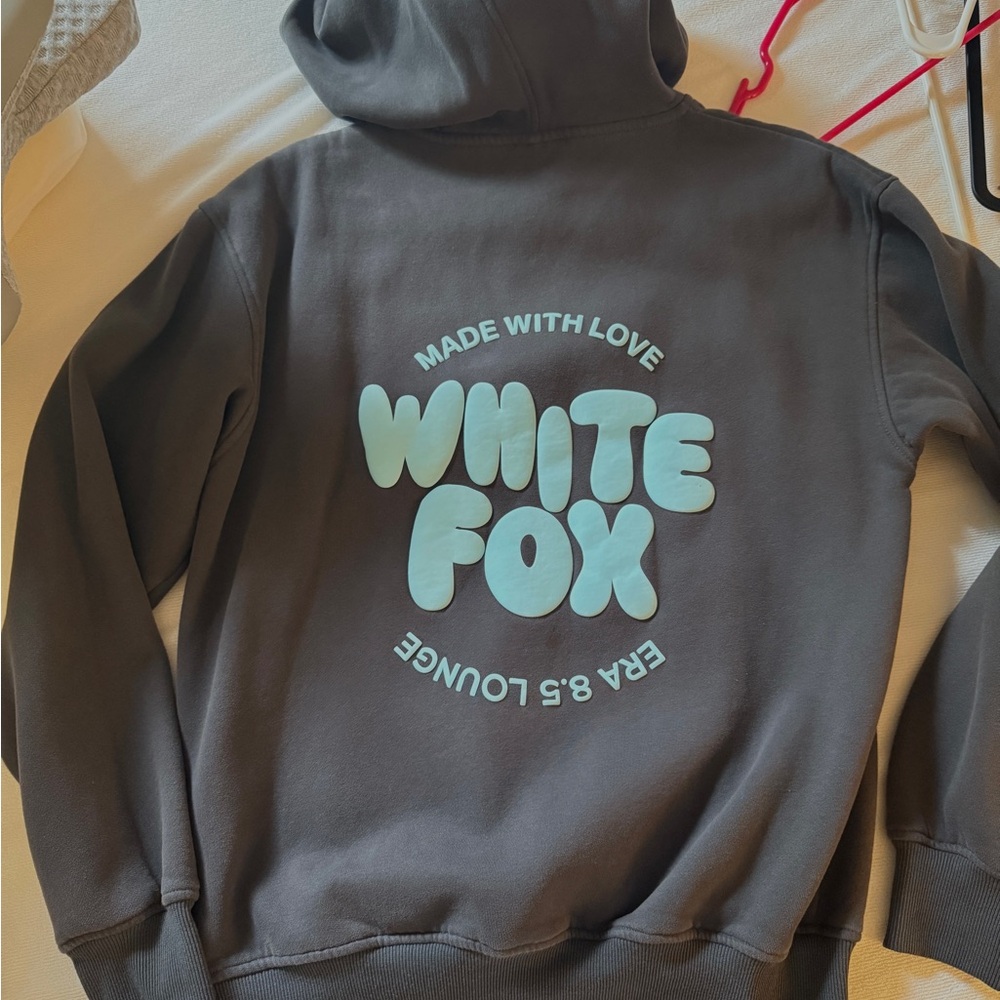 White Fox Boutique Hoodie Baby Blue